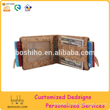 BOSHIHO Christmas Gift Wooden Cork Card Holder